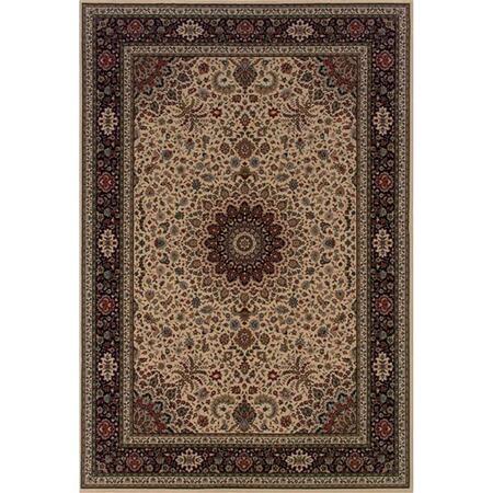 SPHINX BY ORIENTAL WEAVERS Area Rugs, Ariana 095I8 2X9 Runner - Ivory/ Black-Polypropylene A095I8080285ST